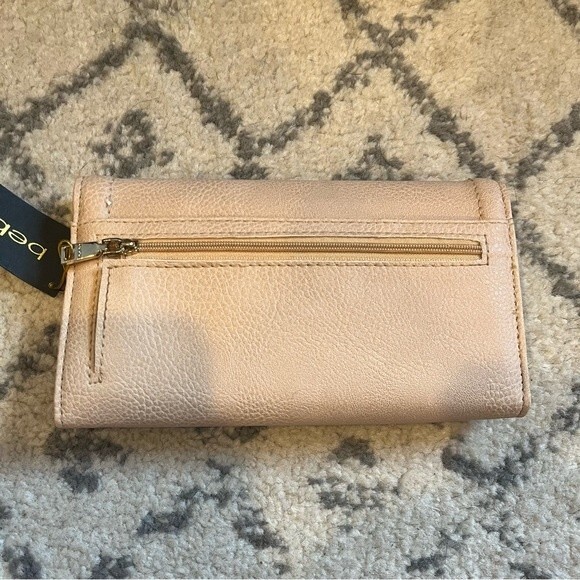 NWT Bebe Beige Alexis Flap Wallet - Picture 3 of 5